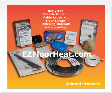 Floor Heat, Hydronic, Under Floor Heating, Easy Radiant Heated Floors