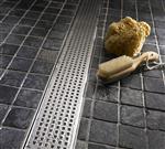 Quadrato - Linear Drain Grate & Plain Edge Channel