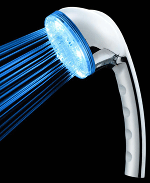 MAGIC SHOWER HEAD - SH2015 BLUE LED FIXED COLOR HANDHELD SPRAYER