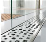 Pixel - Linear Drain Grate & Plain Edge Channel